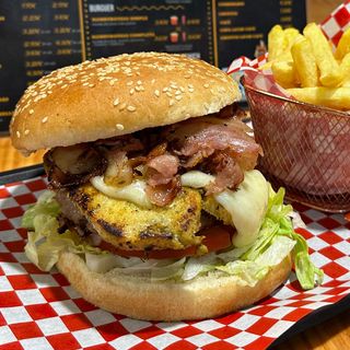 Hamburguesa especial de pollo