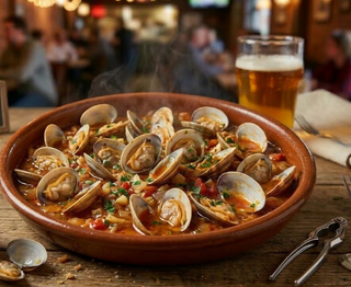 Almejas A La Marinera O Al Vapor