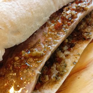 Choripan clasico Argentino.