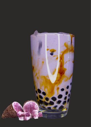 Taro milk tea (500мл), студено