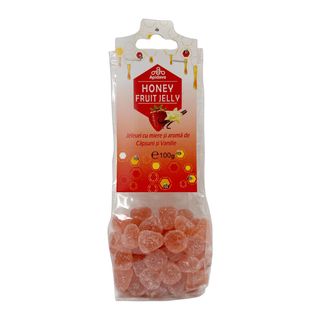 Jeleuri cu miere și aromă Căpșuni-Vanilie (100g)