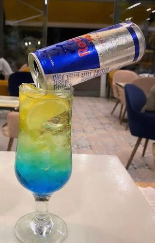 Bleu Red Bull