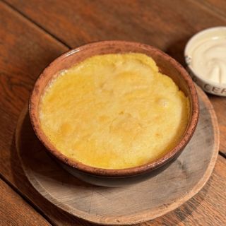  Bulz la cuptor cu brânză de burduf și  smântână