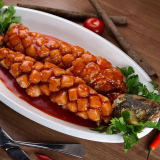 Судак в цветочном виде 