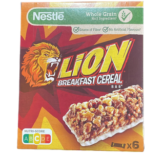 Lion Breakfast Cereal Bar With Milk 6Uds