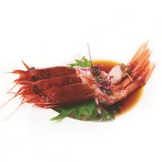 105 Carpaccio amaebi - 3 pezzi