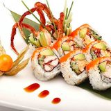 131. Soft shell crab roll (8piezas)