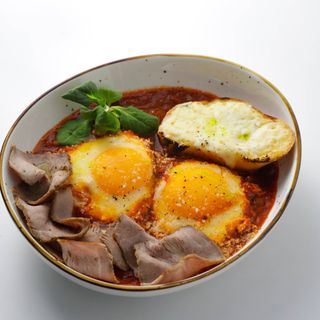 Шакшука с телятиной