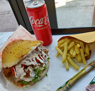 Panino kebap menù