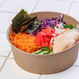 კრაბის პოკე სრირაჩა მაიონეზით