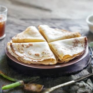 Crêpe Au Jambon De Dinde Et Fromage