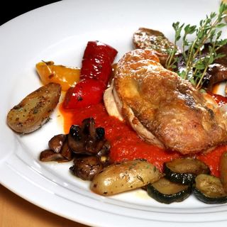 Pintade Saute Au Légume 