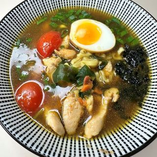 Карри рамён с курицей