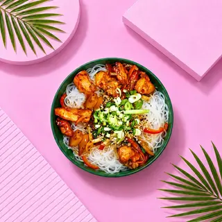 Wok Funchoza Pui Sos Teriyaki