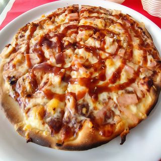 Pizza BBQ Pollo (Pequeña)
