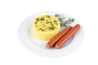 Կարտոֆիլի խյուս նրբերշիկով 530 գր