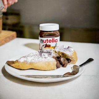 Calzone con Nutella
