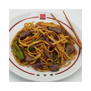 Wok De Tallarines Con Pollo Al Curry (Bandeja)