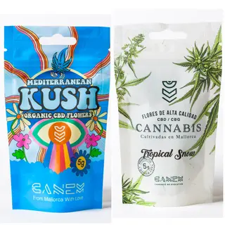 5g Mediterranean Kush + 5g Tropical Snow