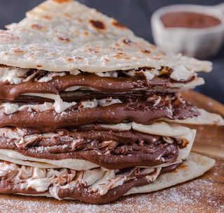 Piadina con Nocciolata (senza lattosio)