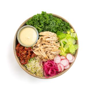 Ensalada de pollo a l'ast