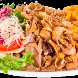 Plato Kebab Con Patatas