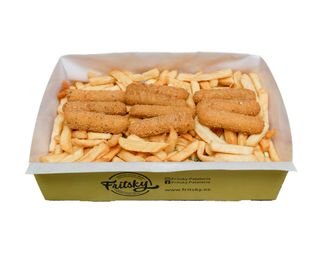 Patatas fritas + Finger de Mozzarella (10un)