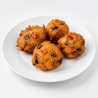 Frittelle di olive e peperoni