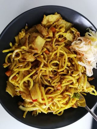 Spaghetti z wołowiną