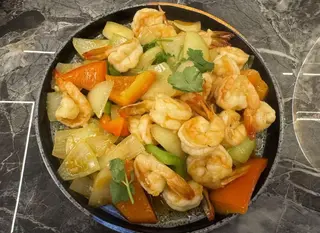 Gambas com Picante