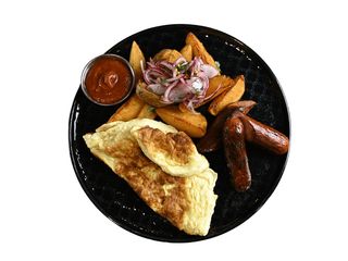 Омлет,ковбаска та картопля (400g)
