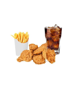 Menú 9  Pollo Frito (2 Uds.)
