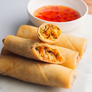 6pcs Vegetable spring rolls 