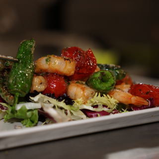 Broquetes de llagostins