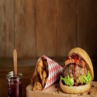 Hamburguesa gourmet casera con queso