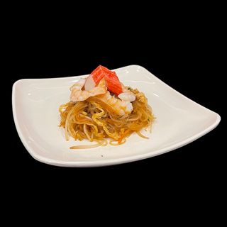 M215 Spaghetti di soia con misto mare