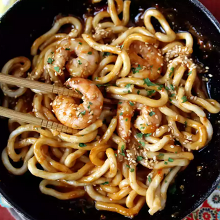 114. Udon Frito Con Marisco