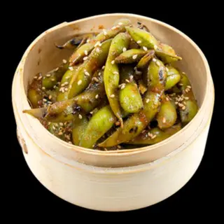Edamame y chili (vegano)