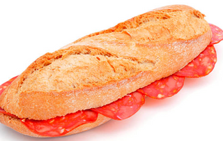 Bocadillo De Salchichón Ibérico
