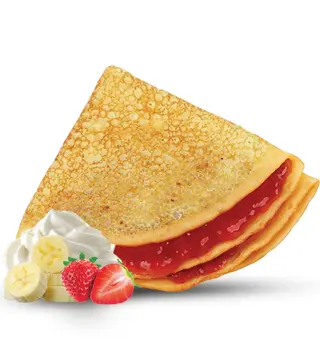 Palačinka sa jagodom i bananom