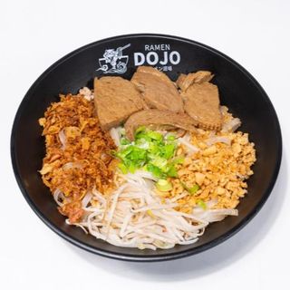 Fideos con carne vegetariana