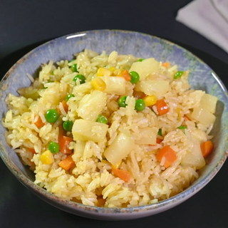 OREZ CU CURRY SI ANANAS 350 GR