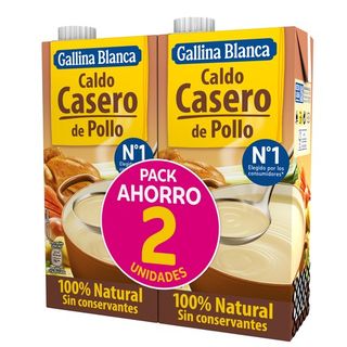 Caldo De Pollo Gallina Blanca Pack 2X1 Litro (15732092)
