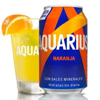 Aquarius Naranja lata 330ml