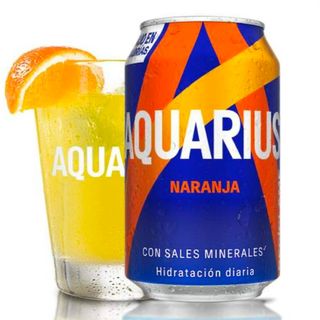 Aquarius Naranja lata 330ml