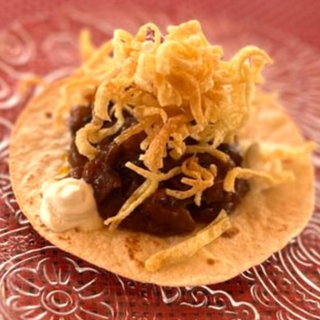 Taco Con Secreto De Cerdo