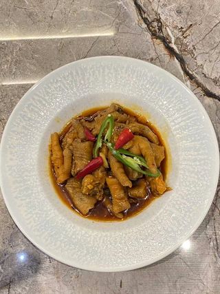 Zampa di gallina in salsa piccante