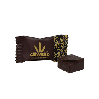 Bombones De Chocolate Negro Con Semillas De Cáñamo - 9Gr