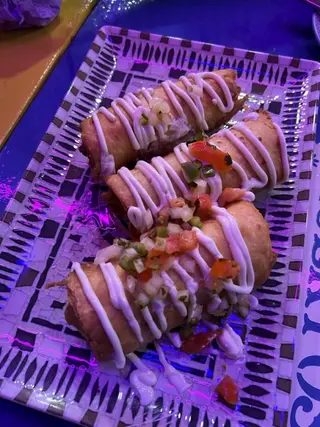 Flautas enchiladas