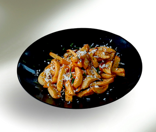 Cartofi prajiti cu telemea